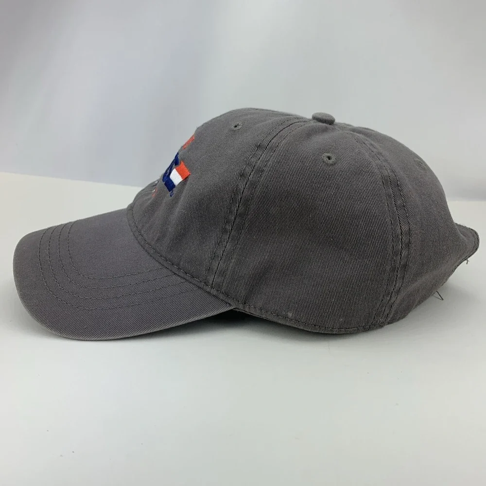 OG&E Vets Hat Gray Adjustable Strapback OSFM Adult Cap America Red White Blue